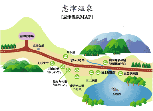 志津温泉MAP